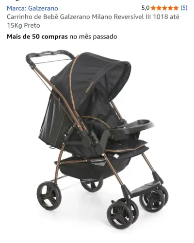 Carrinho de bebê Galzerano Milano