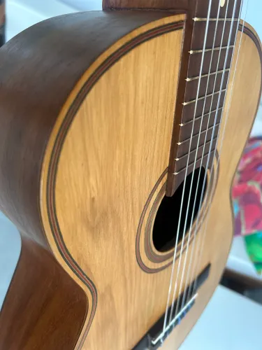 Violão anos 60 tranquillo giannini nº 6 todo em polimento francês