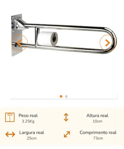 Barra de Apoio Rebatível