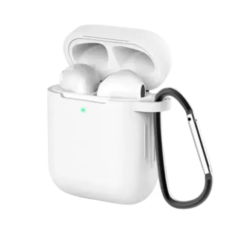 Case Silicone Para Airpods Com Alça de Aço - Cellution  cod: 2063