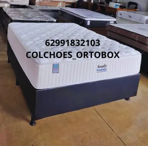 Base e Colchão Casal Phoenix sealy da plumatex