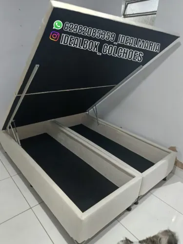 BOX BAÚ QUEEN SIZE, BLINDADO NA MADEIRA 