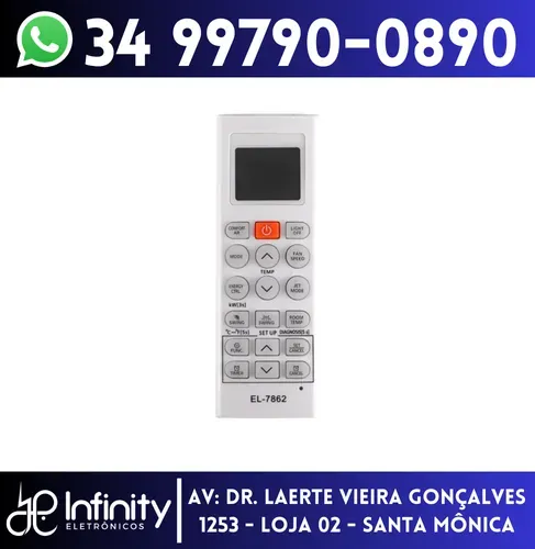 Controle Ar Condicionado LG
