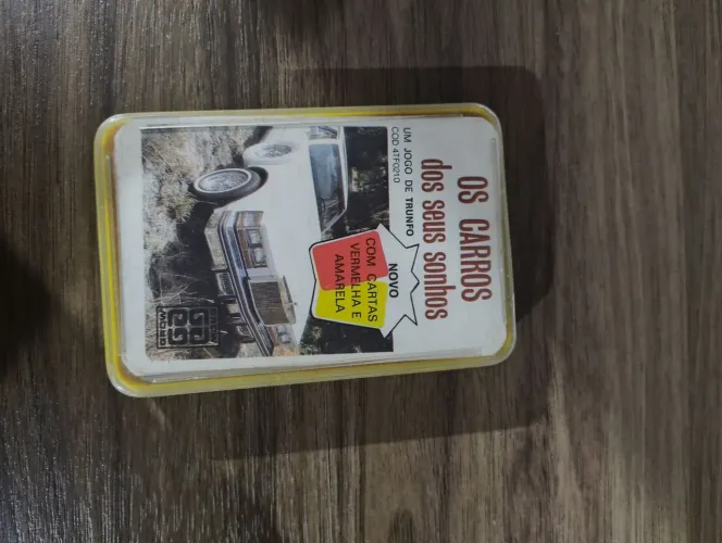 Jogo de trunfo Os Carros dos seus sonhos Completo e original