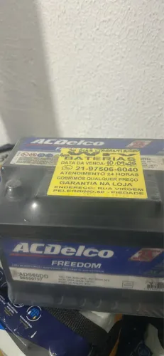 Bateria ACDelco Freedom ADS60DD seminova 