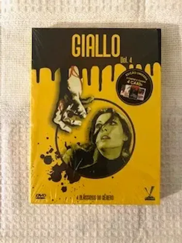 Box 2 DVDs Versátil: Giallo Vol. 4 (Edição Limitada com 4 Cards Exclusivos e luva)
