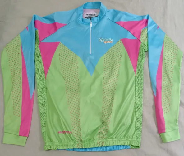 Camiseta de ciclismo manga longa 