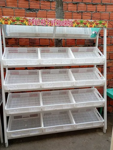 Expositor de frutas e verduras