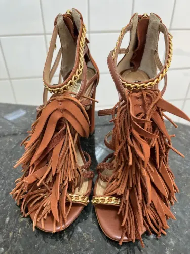 Sandália Salto Alto Grosso Dumond