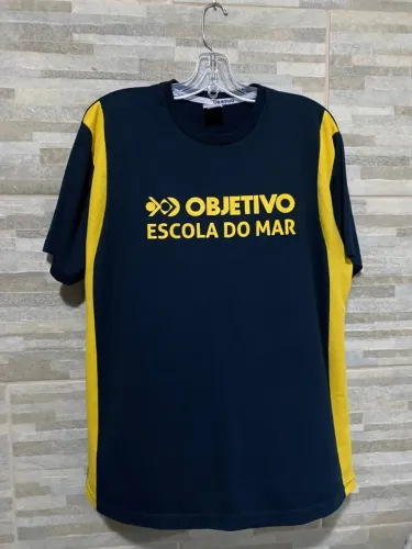 Camiseta Objetivo Escola do Mar - Unissex - Novo
