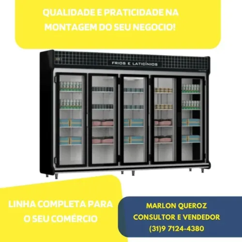 Refrigerador 5 Portas Polo Frio 220v Novo