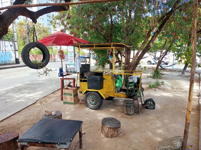 Carrinho de caldo de cana 