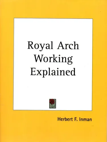 Livro - Royal Arch Working Explained (maçonaria) / Herbert F. Inman (Livro em inglês)