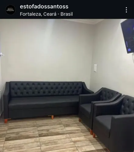 Sofá para barbearia kit completo