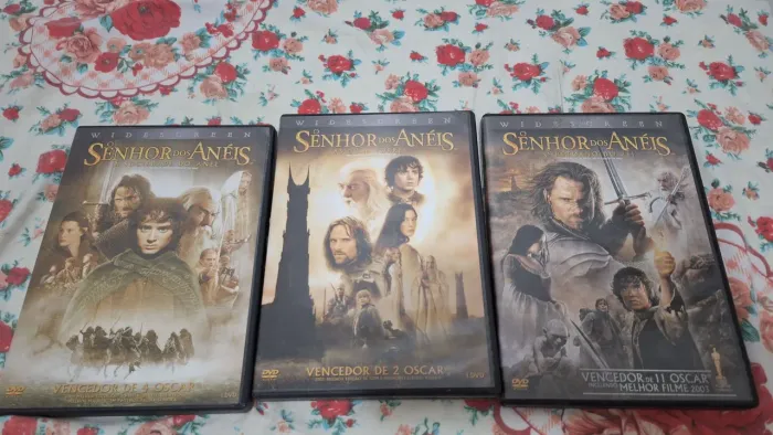 Trilogia Senhor dos Anéis em DVD