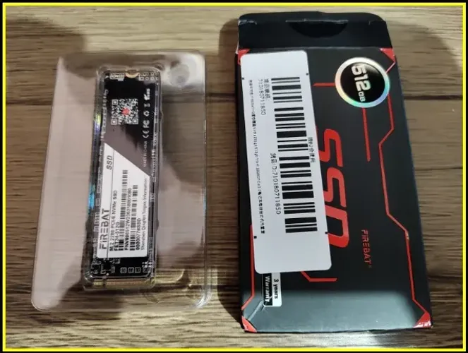 SSD 512GB M.2 NVME, Gen3x4 2280 NOVO (Já com Win 10 PRO - Pré Inst.) - Aceito Cartão/Pix