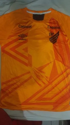 Camisa Laranja de Jogo - Athletico Paranaense - Tamanho P