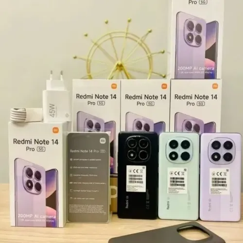 Xiaomi Redmi Note 14 Pro 5G NFC 256GB 08GB Ram Novo Lacrado Garantia Preto Verde Lilas 