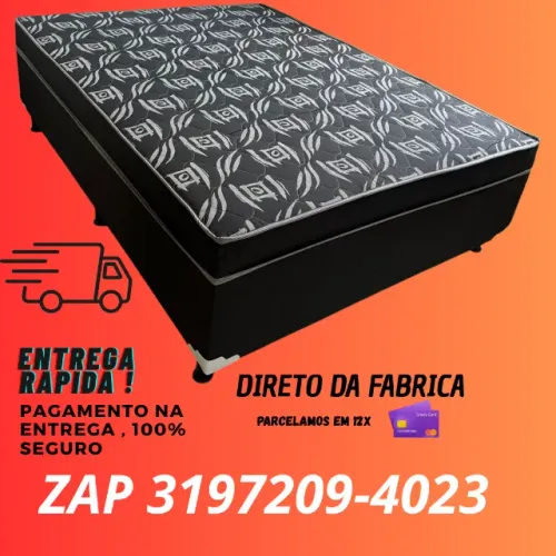 Cama Box Casal Molas Ensacadas OrthoBox - Qualidade e Pronta Entrega