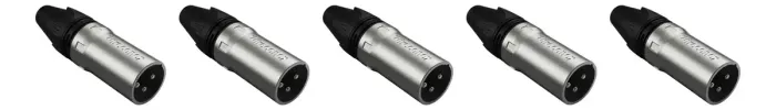 Wireconex Conector Xlr Macho Kit Com 5 Unidades