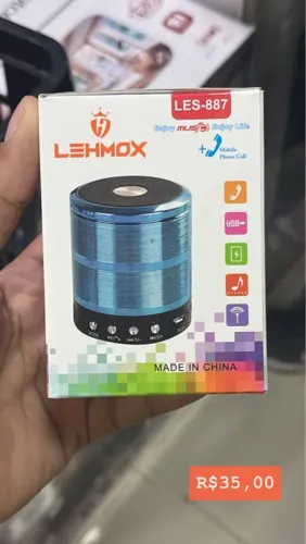 Caixa de Som Bluetooth LES-887 LEHMOX
