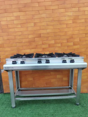 Fogão industrial inox 304 Berta 