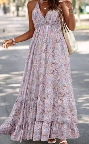 Vestido longo estampa 44/46