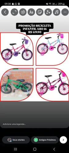 BICICLETA INFANTIL ARO  16 NOVA DIRETO DA FÁBRICA  C NT FISCAL 