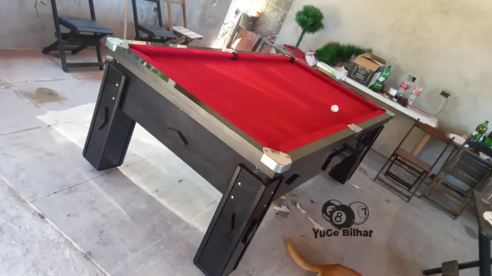 Mesa de sinuca mesa de bilhar campo de pedra ardósia pagamento só na entrega 