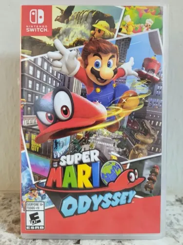 Super Mario Odyssey Nintendo Switch Mídia Física