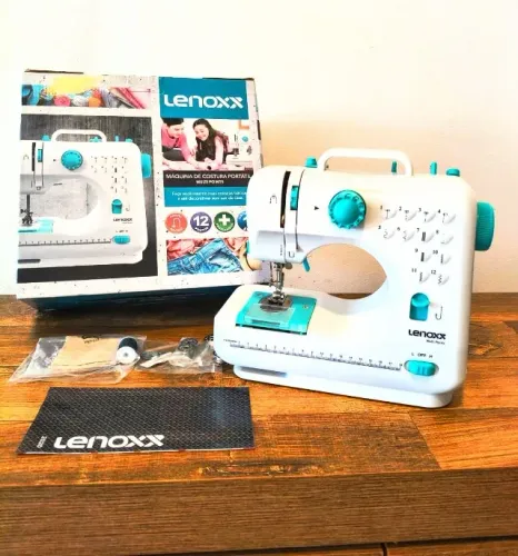 MAQUINA DE COSTURA PORTÁTIL LENOXX MULTI POINTS - NOVA EM EXCELENTE ESTADO