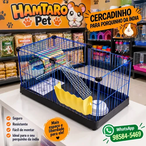 Cercadinho para porquinho da índia