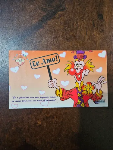 Cartão postal Amigos do Riso anos 90 2000