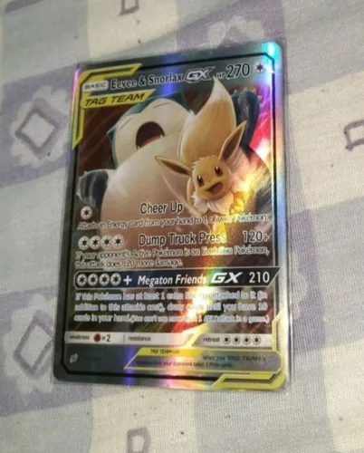 Carta rara pokémon GX