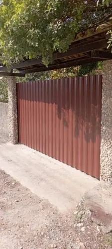 Portão chapa buzio