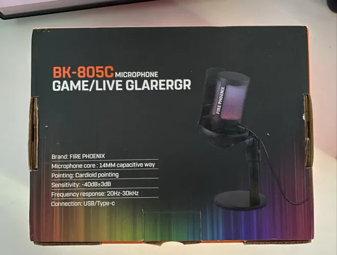Microfone com supressão de ruído 