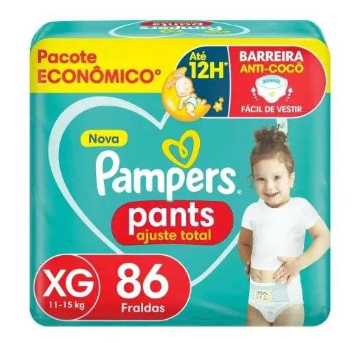Promoção Fraldas Pampers Roupinha XG Lacrada, 120.00 Espécie ou Pix