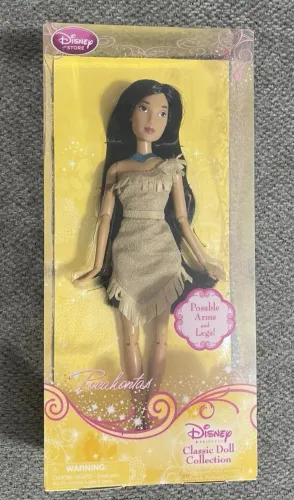 BONECA BARBIE POCAHONTAS DISNEY STORE (JOELHO ARTICULADO) NOVA LACRADA ITEM RARO