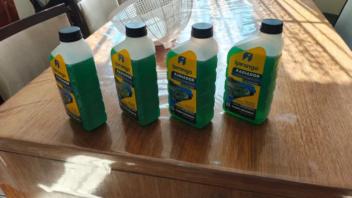 Aditivo Radiador Ipiranga Pronto Para Uso Orgânico Verde 1L (Novo/Lacrado) - 4 unidades