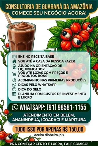 Guaraná da Amazônia : Curso Profissionalizante e Consultoria 