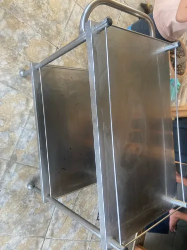 Carrinho de inox