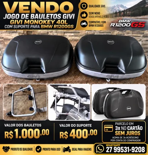 Suporte + Bauletos 