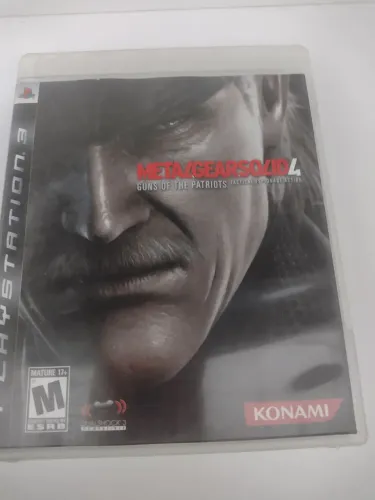 Jogo Play 3 Metalgearsolid 4
