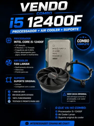 Intel Core i5-12400F + Air Cooler