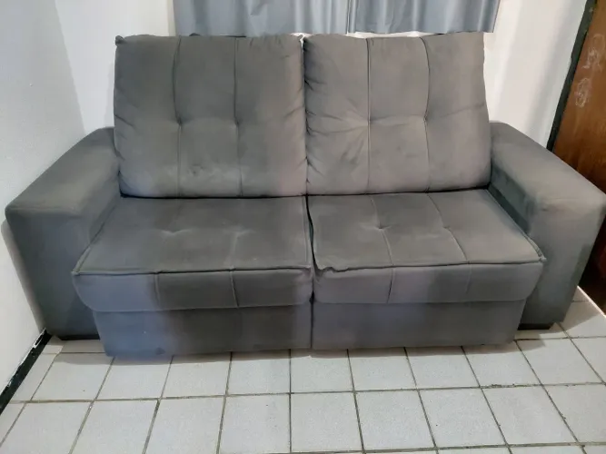 Sofá 2,00 de largura, aberto 1,54