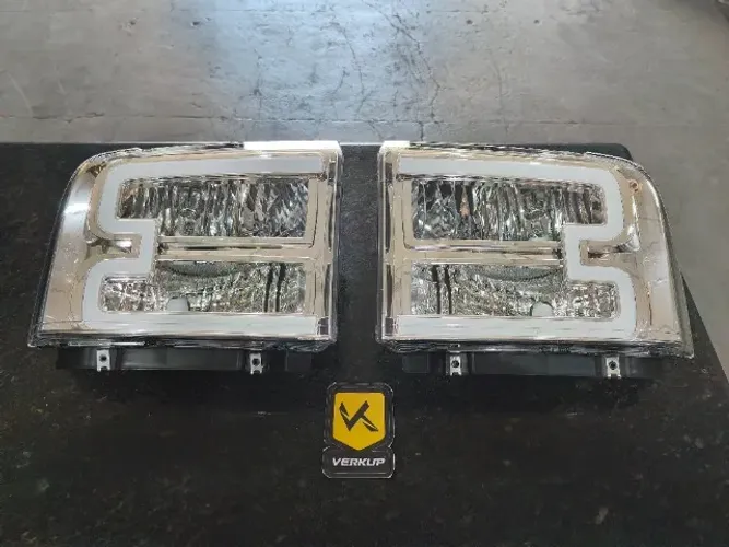 farol f250 07/11 harley oled cristal (par) 