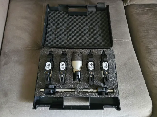 Kit microfone bateria samsom dk7 IMPERDÍVEL 