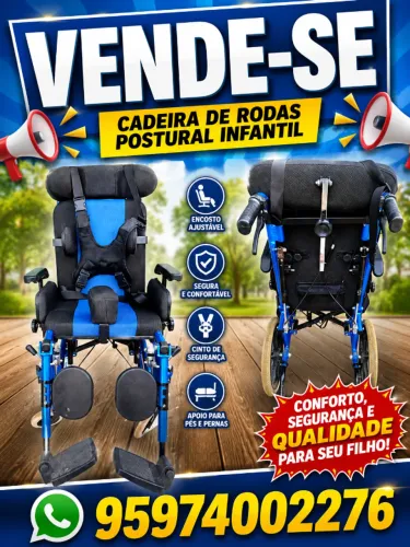 Cadeira de roda infantil