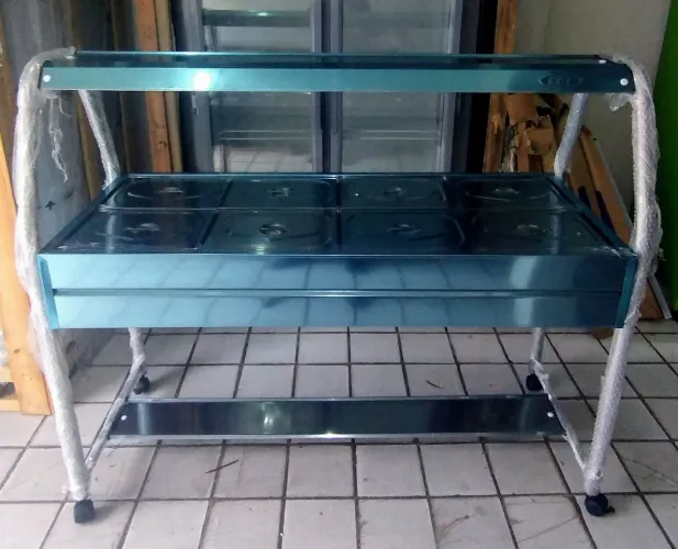 BUFFET SELF SERVICE INOX 08 CUBAS TÉRMICO IBET
