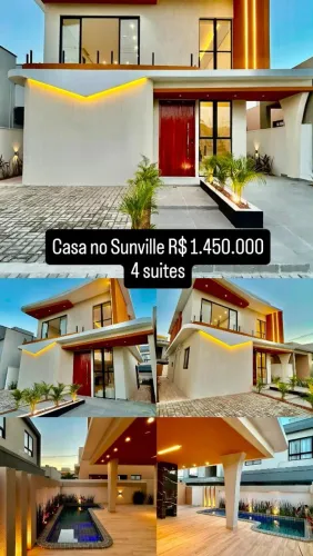 Casa de condomínio no Sunville João pessoa paraíba.